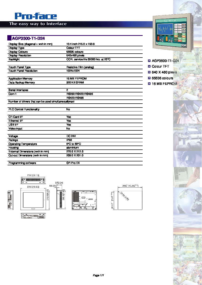 First Page Image of AGP3500-T1-D24 Data Sheet.pdf